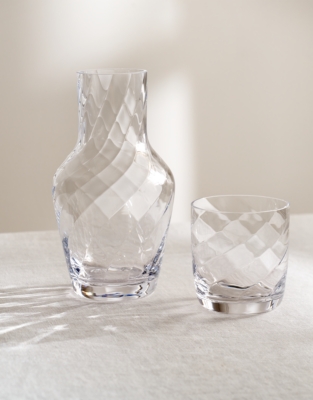 Optic Carafe and Tumbler Set