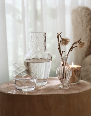 Optic Carafe and Tumbler Set