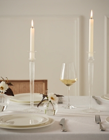 Optic Frill Dinner Candle Holder – Large