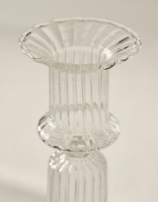 Optic Frill Dinner Candle Holder – Large