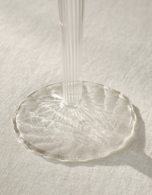 Optic Frill Dinner Candle Holder – Large