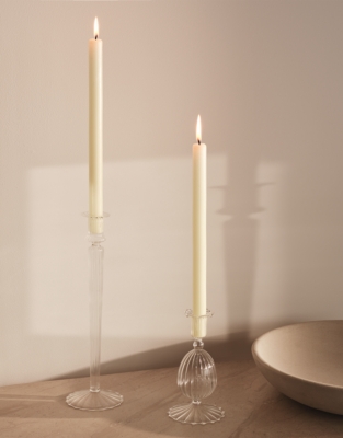 Optic Frill Dinner Candle Holder – Large
