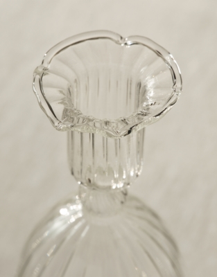Optic Frill Dinner Candle Holder – Medium