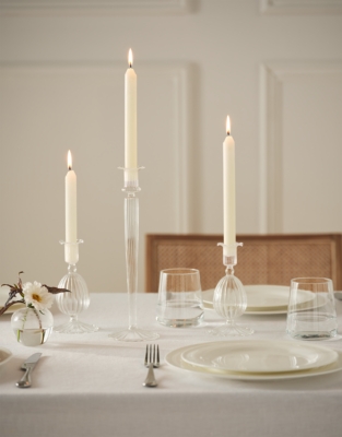 Optic Frill Dinner Candle Holder – Medium