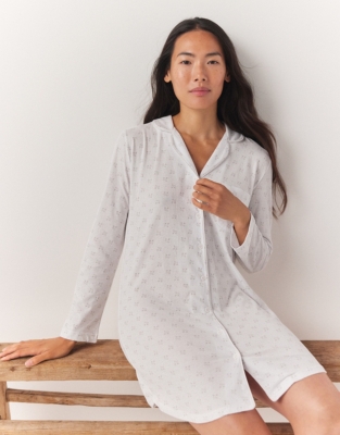 Women's Nightgown, Organic Cotton Women's Nightshirt