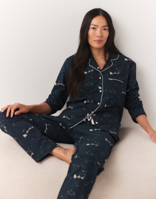 White company moon discount and star pyjamas