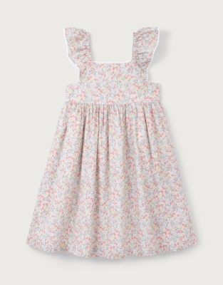 Organic Cotton ‘Manon’ Floral Frill Dress (18mths–6yrs)