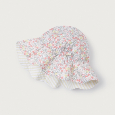 Organic Cotton ‘Manon’ Floral Hat (0–6yrs)