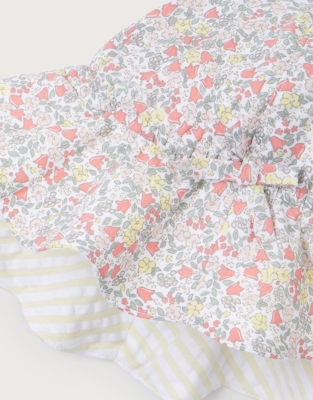 Organic Cotton ‘Manon’ Floral Hat (0–6yrs)