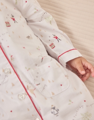 Organic Cotton 12 Days of Christmas Sleepsuit (0–24mths)