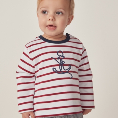 Organic Cotton Anchor Sweatshirt (0–18mths)