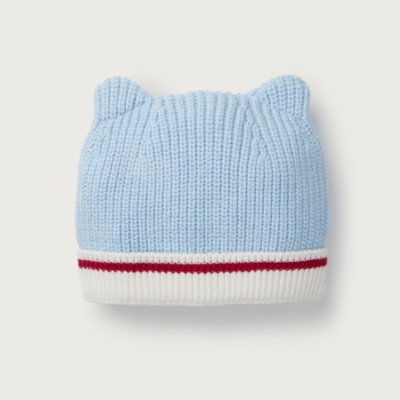 Organic Cotton And Wool Bear Knitted Hat (0–6yrs)