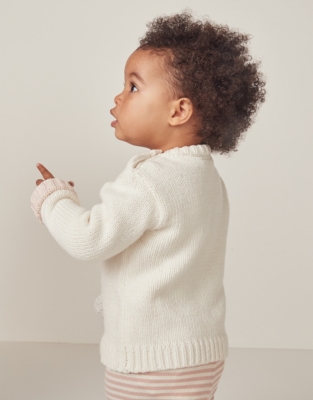 Organic Cotton And Wool Bunny Jumper (0–18mths)