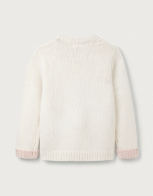 Organic Cotton And Wool Bunny Jumper (0–18mths)