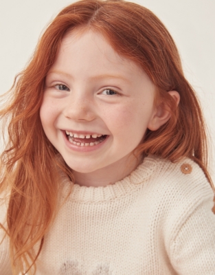 Organic Cotton And Wool Bunny Jumper (18mths–6yrs)