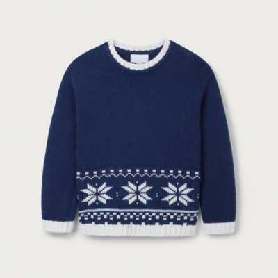 Organic Cotton And Wool Fair Isle Jumper (0–18mths)