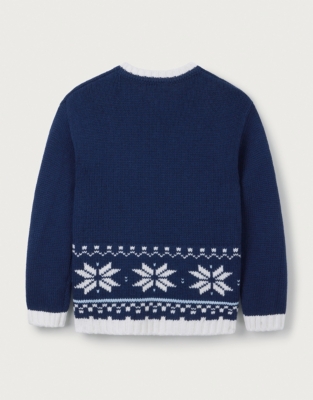 Organic Cotton And Wool Fair Isle Jumper (0–18mths)