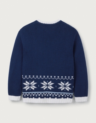 Organic Cotton And Wool Fair Isle Jumper (18mths–6yrs)