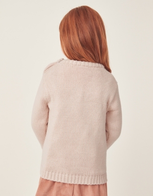 Organic Cotton And Wool Happy Sweater (18mths–6yrs)