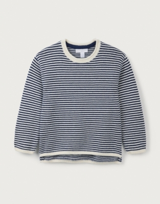 Organic Cotton And Wool Stripe Jumper (18mths–6yrs)