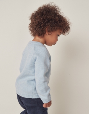 Organic Cotton Badger Jumper (0–18mths)