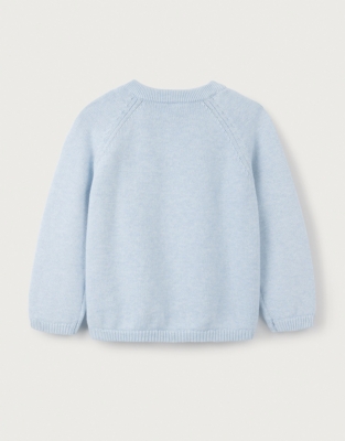 Organic Cotton Badger Jumper (0–18mths)