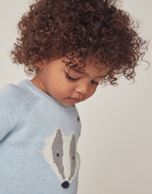 Organic Cotton Badger Jumper (0–18mths)