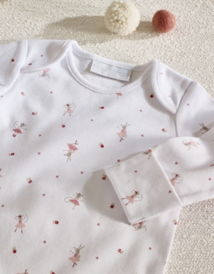 Organic Cotton Ballerina Baby New Arrival Gift Set (0–6mths)