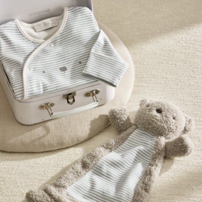 Organic Cotton Bear Hug Welcome Baby Gift Set (0–6mths)