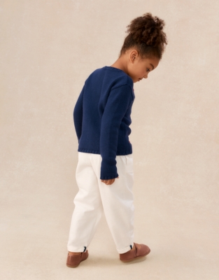 Organic Cotton Blend Cherry Cardigan (0–4yrs)