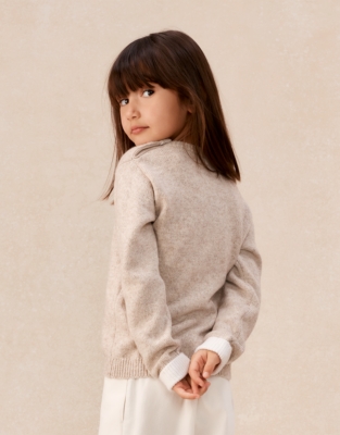 Organic Cotton Blend Cherry Jumper (0–4yrs)