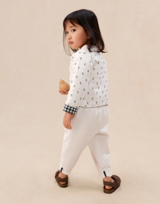 Organic Cotton Blend Daisy Jacket (0–4yrs)