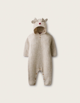 Organic-Cotton Blend Jingles Romper (0–2yrs)