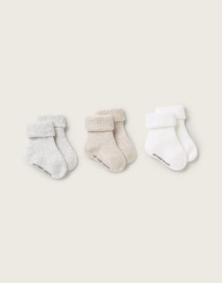 Organic Cotton Blend My 1st Socks – Set of 3 (0-2yrs)