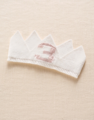 Organic Cotton Blend My 3rd Birthday Jumper & Crown Gift Set (2–4yrs)