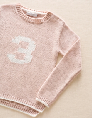 Organic Cotton Blend My 3rd Birthday Jumper & Crown Gift Set (2–4yrs)