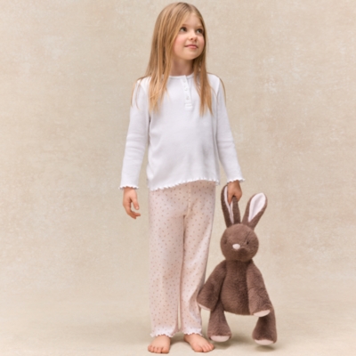 Organic Cotton Blend Relaxed Fit Megan Floral Print Pyjamas (2–12yrs)