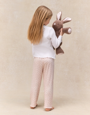 Organic Cotton Blend Relaxed Fit Megan Floral Print Pyjamas (2–12yrs)
