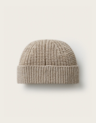 Organic Cotton Blend Ribbed Hat (0–4yrs) 