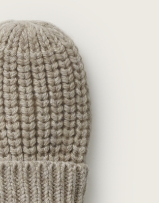 Organic Cotton Blend Ribbed Mittens (0–4yrs)