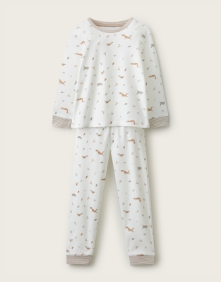 Organic Cotton Blend Slim Fit Forest Adventure Pyjamas (1–12 yrs)