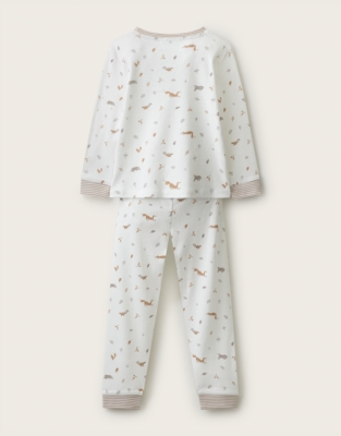 Organic Cotton Blend Slim Fit Forest Adventure Pyjamas (1–12 yrs)