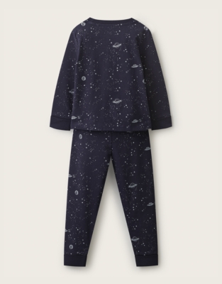 Organic Cotton Blend Slim Fit Glow In The Dark Pyjamas (1–12yrs)