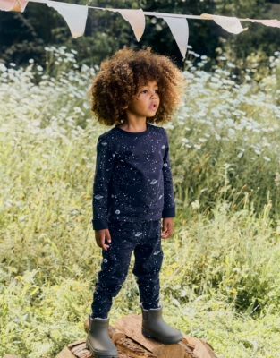 Organic Cotton Blend Slim Fit Glow In The Dark Pyjamas (1–12yrs)