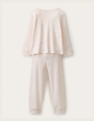 Organic Cotton Blend Slim Fit Love Bunnies Pyjamas (1–12yrs)