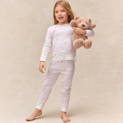 Organic Cotton Blend Slim Fit Spring Scene Pyjamas (2–12yrs)