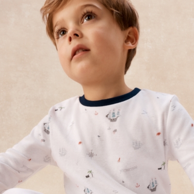 Organic Cotton Blend Slim Fit Treasure Island Pyjamas (2–12yrs)