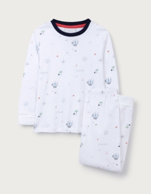 Organic Cotton Blend Slim Fit Treasure Island Pyjamas (2–12yrs)