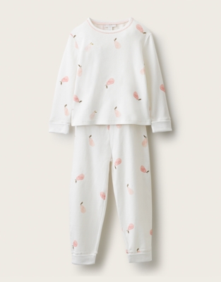 Organic Cotton Blend Slim Fit Winter Pear Pyjamas (1-12yrs)