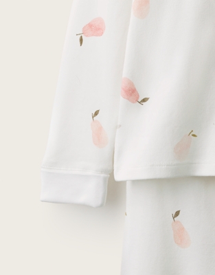 Organic Cotton Blend Slim Fit Winter Pear Pyjamas (1-12yrs)